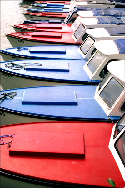 Hire boats, Wroxham, Norfolk Broads
